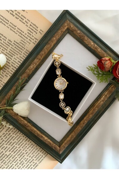 chaoyada Stone Cord Vintage Watch in Gift Box Christmas Gift