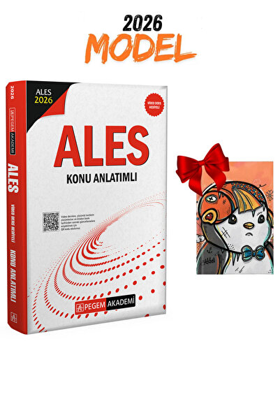 Pegem Akademi Yayıncılık 2026 Ales Konu Anlatımlı Defter Hediyeli