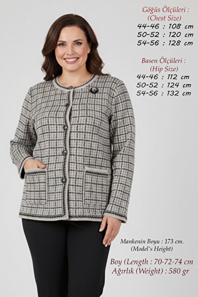 Laden Women's Steel Knit Mercerized Knitwear Plus Size Classic Anti-Pilling T...