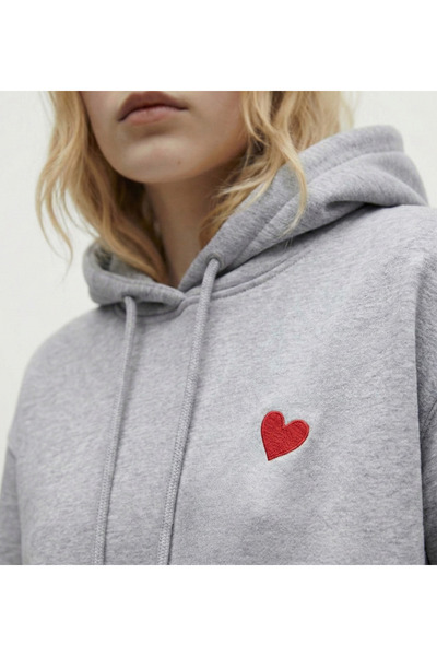 Dad&Children سويت شيرت كالر مطبوع للجنسين ذو مقاس قياسي بغطاء رأس مبطن بالصوف...