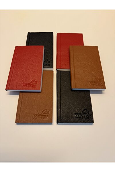 notin paper 6’lı Set Defter 7x11 cm Yumuşak Kapak Çizgili İplik Dikiş