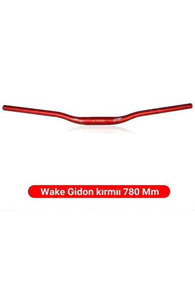 tur bike Kırmızı Wake Bisiklet Alüminyum Gidon 780mm 31,8mm