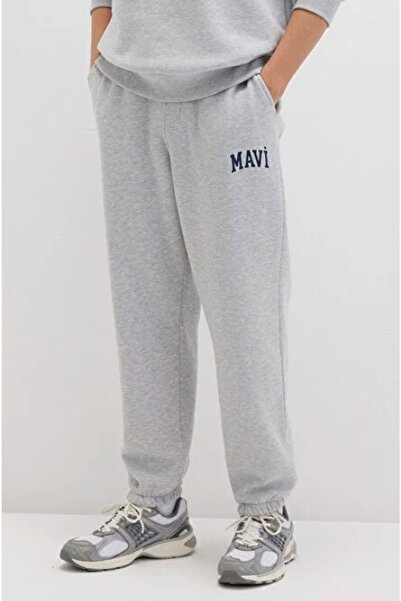 Mavi M0010207 Logo Printed Sweatpants Men's Sweatpants Gray