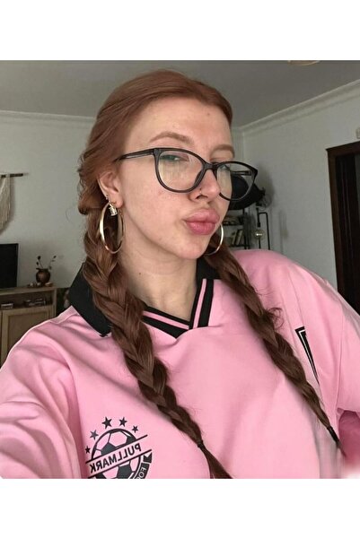 MONAL EYEWEAR Cateye Blueblock 56 Ekartman Siyah Çerçeve Optik Uyumlu Derecel...