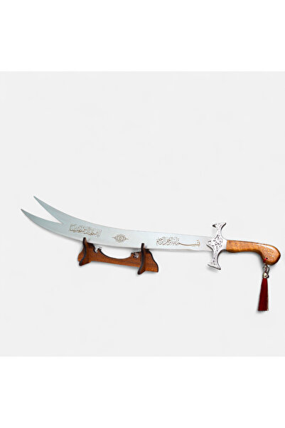 MERTCAN KNİFE 90 cm Zülfikar Temalı (DEKORATİF)Kılıç Masaüstü Objesi - Ahşap ...
