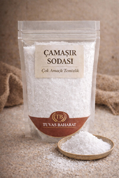 TUVAS BAHARAT Saf Çamaşır Sodası 1kg|Çamaşır ve Ev Temizliği İçin