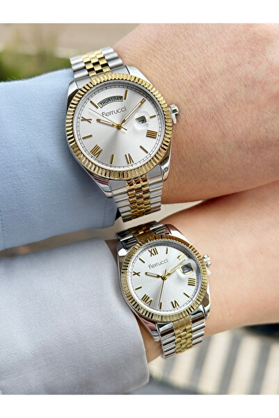 Ferrucci Hediye Paketli Sevgili Çift Kol Saati