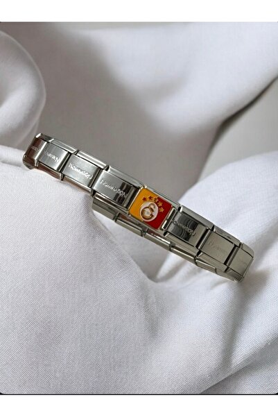 MAC CENTER İtalyan Çelik unisex kadın bileklik- erkek Bileklik (gs taraftar c...