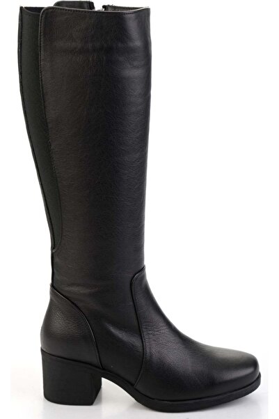 KOCAMANLAR حذاء نسائي من الجلد الطبيعي قابل للتمدد من Ayakdaş 021-1 باللون ال...