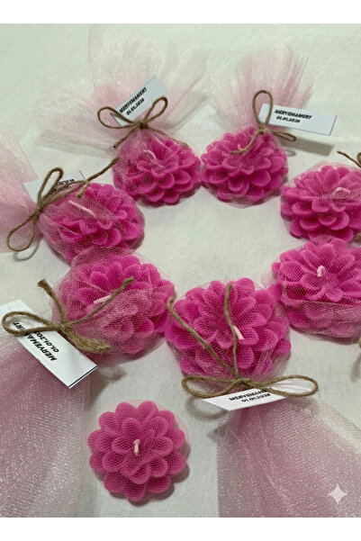 afezba Düğün Nişan Kına Hediyelik Sünnet Günü İçin Tül İçinde Patates Çiçeği(...