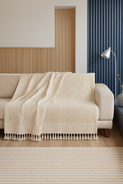 Sheri Home Berlina Koltuk Örtüsü Kaymaz Kumaş Özelliği | Koltuk Şalı 180 X 20...