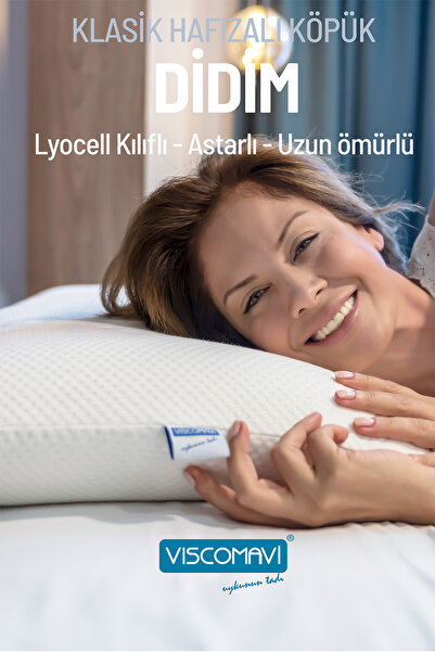 viscomavi Didim Tombul Visco Yastık | Doğal Lif İçerikli Kılıf | Dayanım Test...