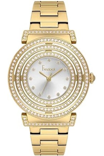 Freelook Fl.1.10501-3 Stone Design 5 Atm Water Resistant Steel Case Steel Cor...