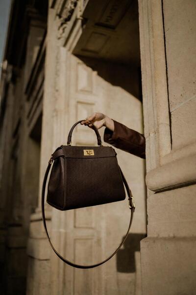 5in1Canpolat حقيبة جلد تورينو بنية اللون 7986