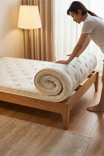 mubahyatak Full Ortopedik Lastikli Yatak Pedi Sünger Yatak Şiltesi Topper Yer...