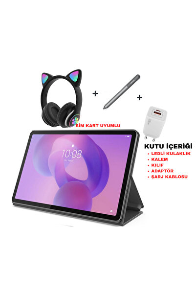 LENOVO SİM KART UYUMLU5G Idea Tab 8Gb 128Gb 11inch 2.5K -Android Tablet Siyah...