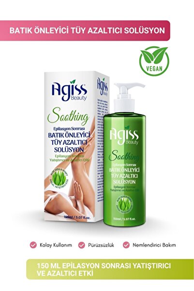 AGISS Batık Önleyici & Tüy Azaltıcı 150 ml