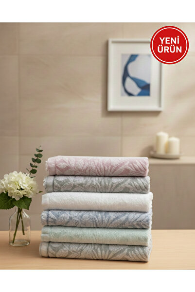 Mela Home Premium Sa resama 50*90 cm set od 6 ručnika za ruke i lice - set za...