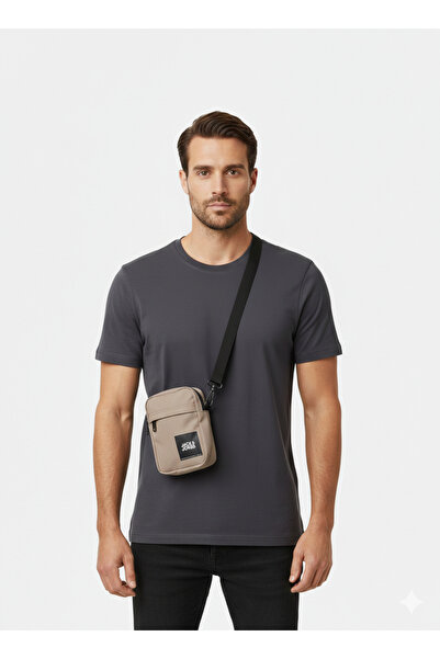 Jack & Jones Jack Jones Jamie Small Slingbag Erkek Bej2 Omuz Çantası 12158443-06
