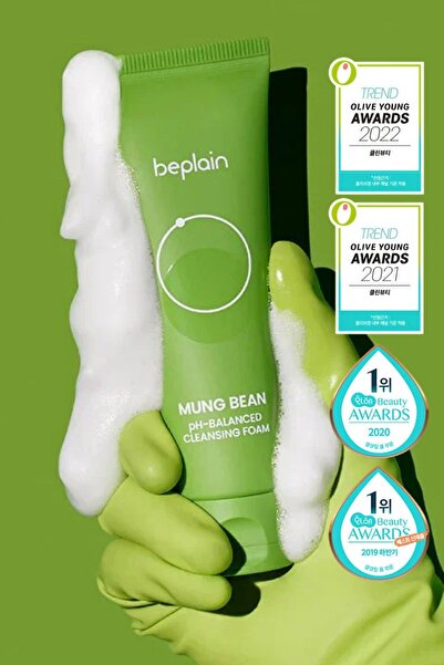 beplain Mung Bean Maş Fasulyesi pH Dengeli Temizleme Köpüğü