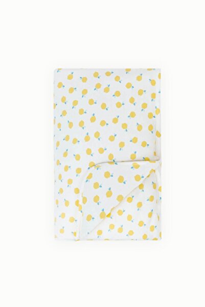 Boumini 80X80 cm 100% Cotton Double Layer Baby Blanket Lemons Yellow