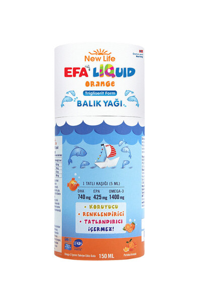 New Life Efa Liquid Balık Yağı 150 mL