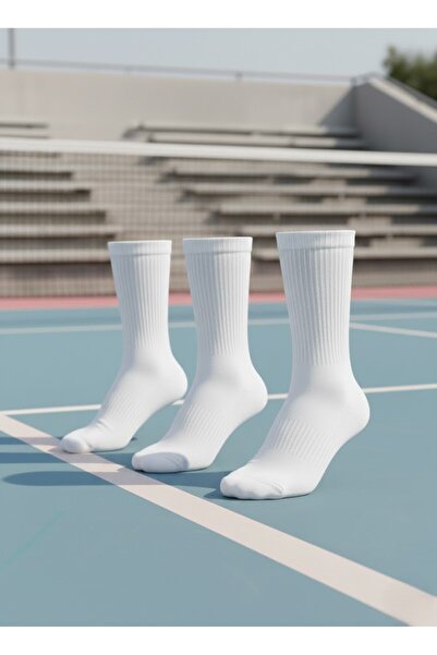 b baff BAFF SOCKS 3’LÜ PAKET TENİS/SPOR ÇORABI