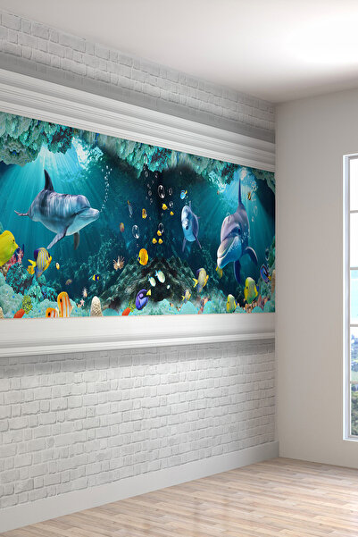 dreamwall Duvar Akvaryumu Desenli Isı Ve Ses Yalıtımlı Sağlıklı Tekstil Duvar...