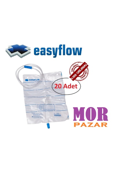 Easyflow Musluklu Steril Idrar Torbası 2000 Ml ( 20'li Paket )