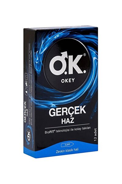 Okey Prezervatif Gerçek Haz 12'li