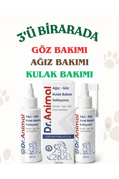 Dr. Animal Dr Animal 100 Ml Ağız Göz Kulak Deri Bakım Solüsyonu