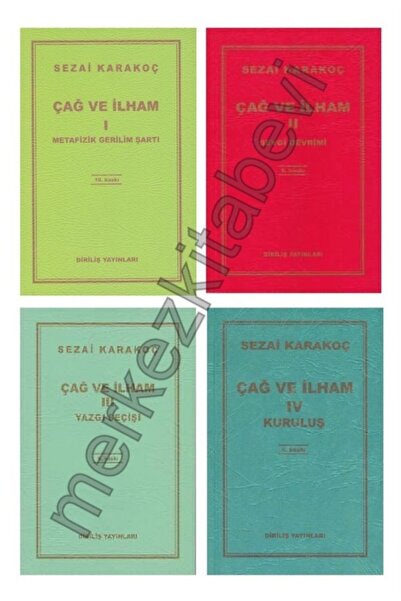 Diriliş Yayınları Sezai Karakoç Çağ Ve Ilham 4 Kitap Set
