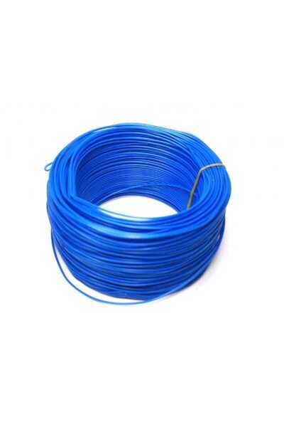 Robotistan 100 Metre Tek Damarlı Montaj Kablosu 24 AWG - Mavi