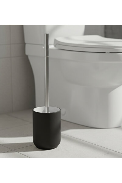 IKEA Ekoln Stoneware Керамічна щітка для туалету Темно-сіра