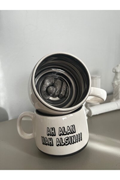 Gonulella Ah Alan Nah Alır  Özel Tasarım Kupa / Mottolu Fincan / Nah Kupa / H...