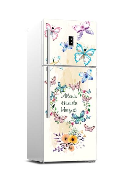 Tilki Dünyası Autocolant pentru acoperirea ușii frigiderului 0039 - Dimensiun...