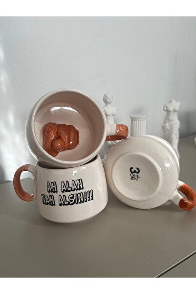 Gonulella Ah Alan Nah Alır  Özel Tasarım Kupa / Mottolu Fincan / Nah Kupa / H...