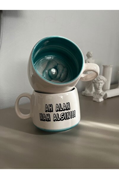 Gonulella كوب بتصميم خاص من Ah Alan Nah Alır / كوب بعصا / كوب بعصا / كوب هدية...