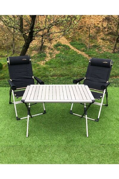 NURGAZ KAMP Masa Sandalye Set 2 Set