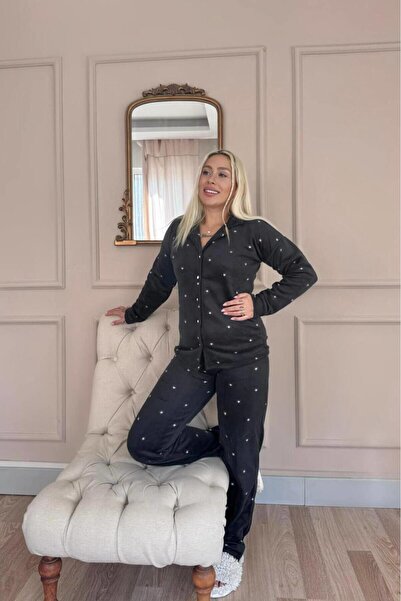 THE SECRET KİSS POLARLI KADIN PİJEMA TAKIMI