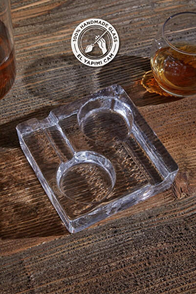 Glamis Selen Concept Patron Model El Yapımı Cam Puro Küllük