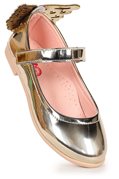 Kiko Kids Dívčí balerínky Friga Mirror Butterfly na suchý zip