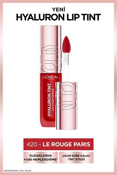 L'Oreal Paris Hyaluron Lip Tint Dudak Parlatıcı - 420 Le Rogue Paris
