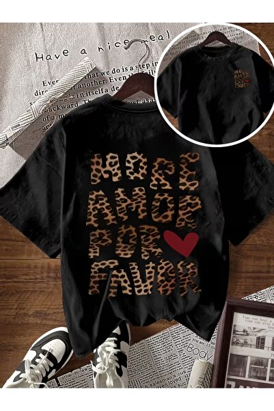 COMANCHERO Tricou oversize cu imprimeu leopard pentru femei