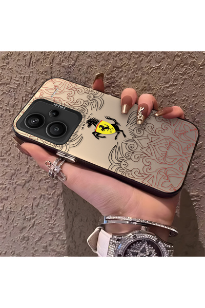 Hontinga Xiaomi Redmi Note 13 Pro Plus+ 5G Uyumlu Silikon Kenar Sert Arka Tel...