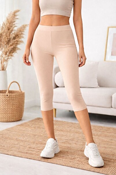 QULAT 3-Pack Modal Capri Leggings - Thin Elastic for Wearing Inside - Comfort...