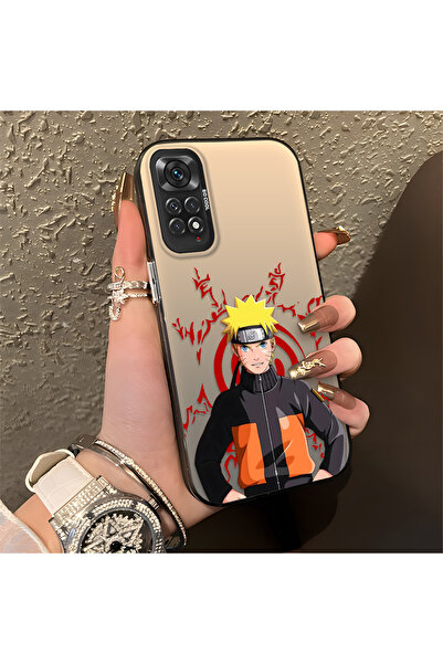 Hontinga جراب Xiaomi Redmi Note 11 متوافق مع نمط ناروتو من السيليكون ذو الحاف...