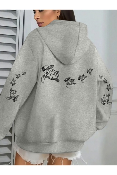 ADAMARA Urban Comfort %100 Pamuk Kapüşonlu Hoodie