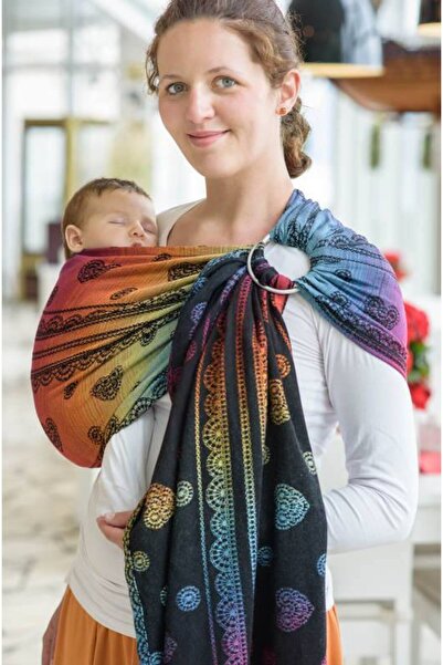 LennyLamb Sling cu inele - Jacquard Limited Edition - Lenny Lamb - Rainbow La...