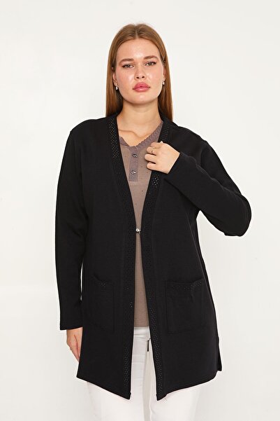 Lanze Steel Knitted Knitwear Mother's Jacket 2405